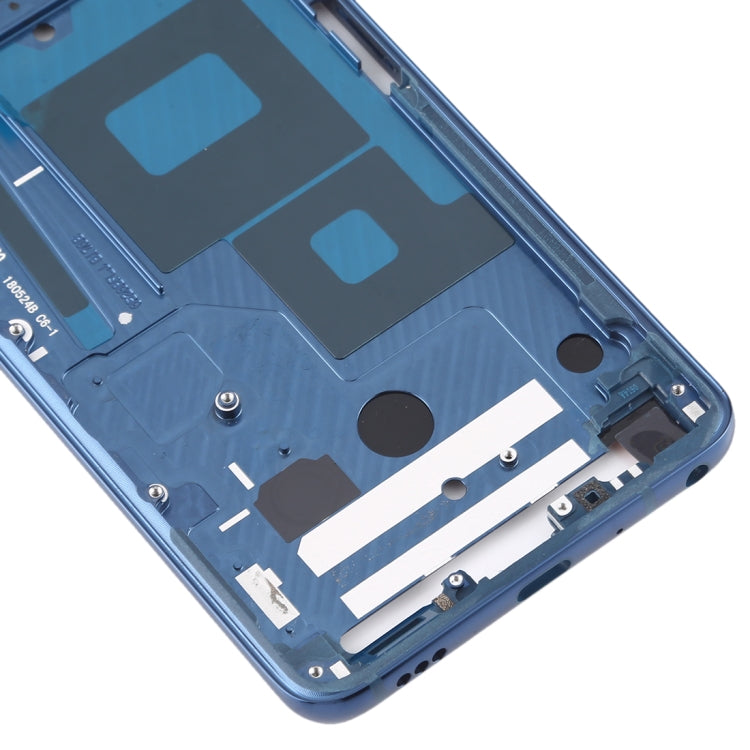 Front Housing LCD Frame Bezel Plate for LG G7 ThinQ / G710 (Blue) - For LG by PMC Jewellery | Online Shopping South Africa | PMC Jewellery