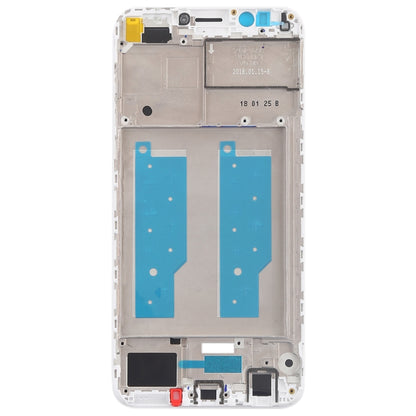 Front Housing LCD Frame Bezel for Huawei Y7 (2018)(White) - Full Housing Cover by PMC Jewellery | Online Shopping South Africa | PMC Jewellery