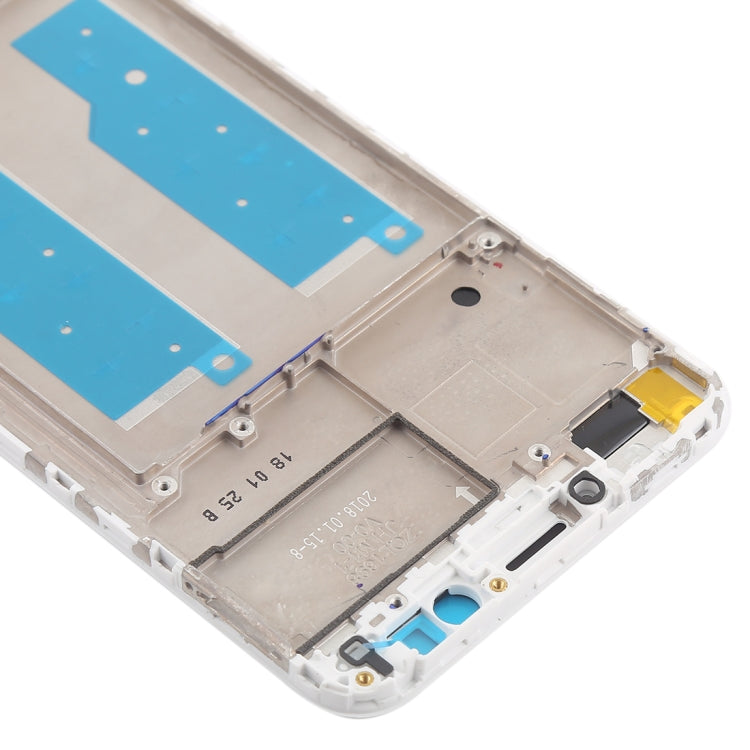 Front Housing LCD Frame Bezel for Huawei Y7 (2018)(White) - Full Housing Cover by PMC Jewellery | Online Shopping South Africa | PMC Jewellery