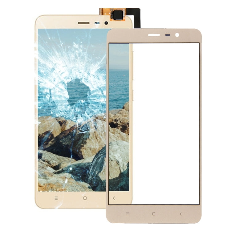 For Xiaomi Redmi Note 3 Touch Panel(Gold) - Touch Panel by PMC Jewellery | Online Shopping South Africa | PMC Jewellery