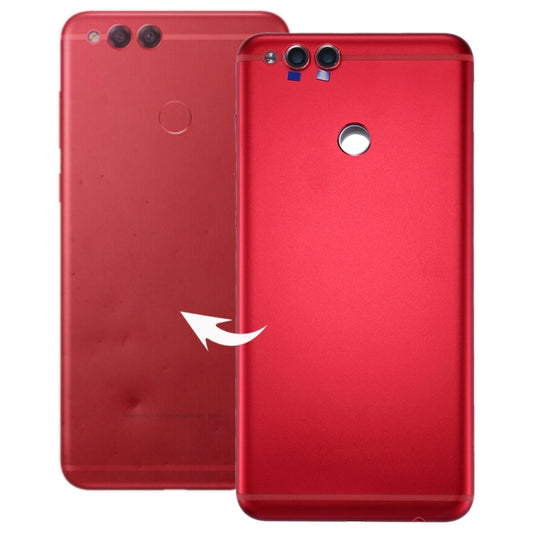 Back Cover for Huawei Honor Play 7X(Red) - Back Cover by PMC Jewellery | Online Shopping South Africa | PMC Jewellery