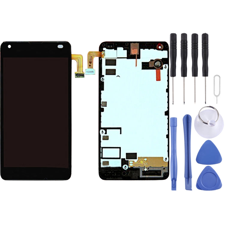 TFT LCD Screen for Microsoft Lumia 550 Digitizer Full Assembly with Frame (Black) - LCD Screen by PMC Jewellery | Online Shopping South Africa | PMC Jewellery