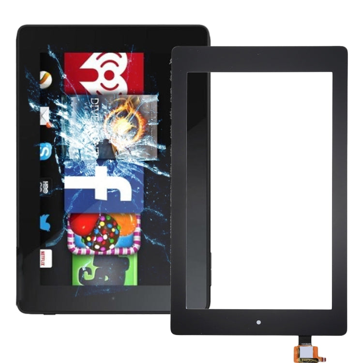 Touch Panel Digitizer for Amazon Kindle Fire HD 7 2017 (Black) - For Amazon by PMC Jewellery | Online Shopping South Africa | PMC Jewellery