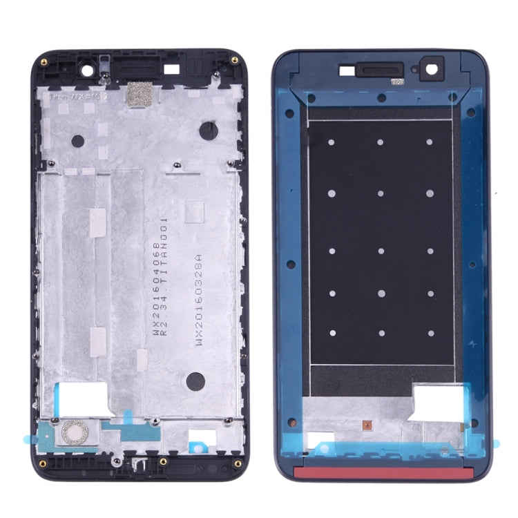 For Huawei Enjoy 5 / Y6 Pro Front Housing LCD Frame Bezel Plate(Black) - Full Housing Cover by PMC Jewellery | Online Shopping South Africa | PMC Jewellery