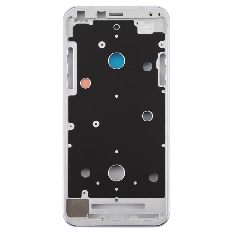 Front Housing LCD Frame Bezel Plate for LG Q7 / Q610 / Q7 Plus / Q725 / Q720 / Q7A / Q7 Alpha(Silver) - For LG by PMC Jewellery | Online Shopping South Africa | PMC Jewellery