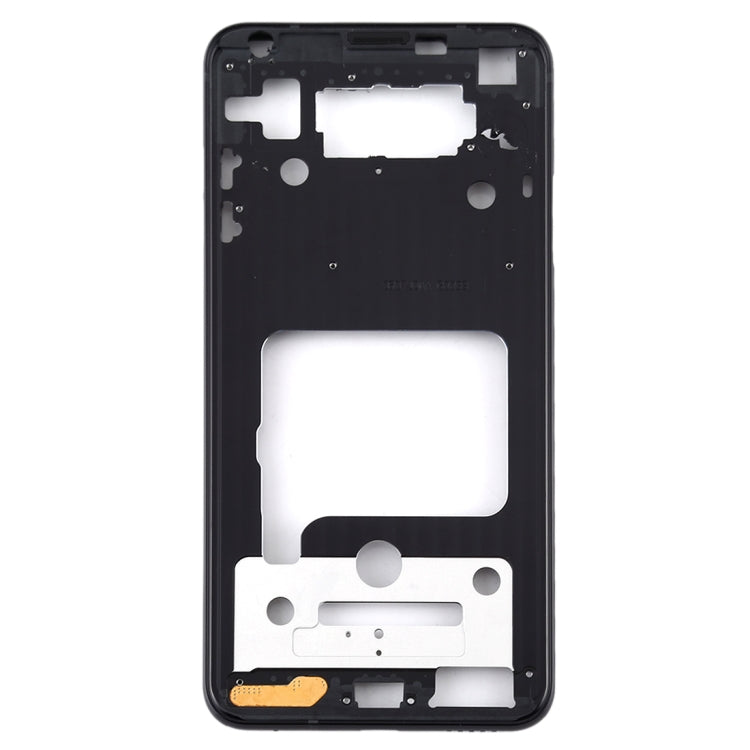 Front Housing LCD Frame Bezel Plate for LG V35 ThinQ (Black) - For LG by PMC Jewellery | Online Shopping South Africa | PMC Jewellery