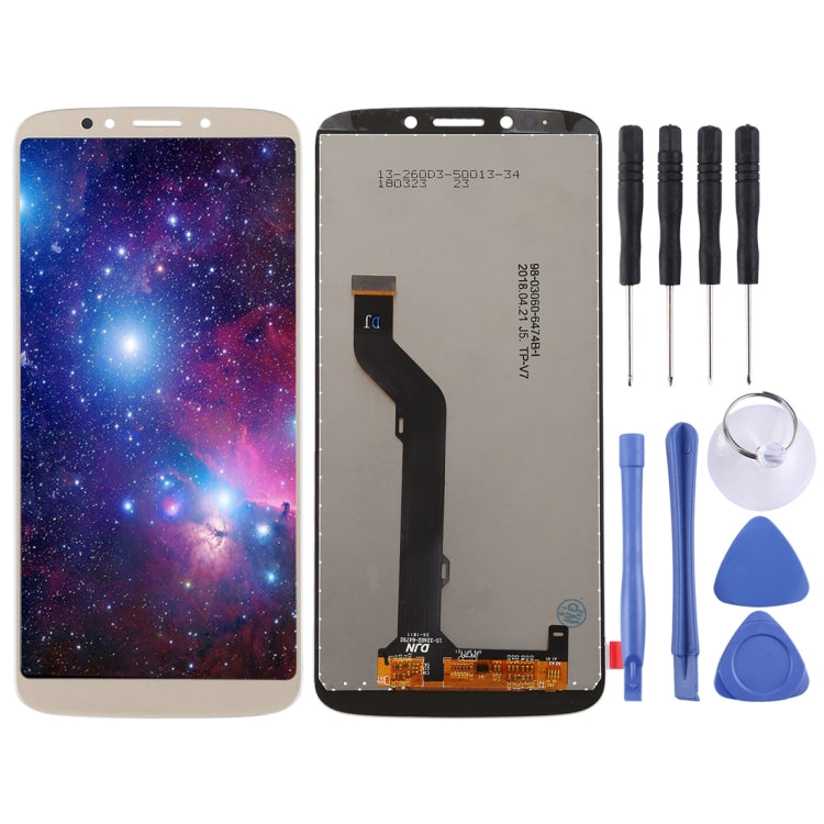 TFT LCD Screen for Motorola Moto E5 Plus with Digitizer Full Assembly (Gold) - LCD Screen by PMC Jewellery | Online Shopping South Africa | PMC Jewellery