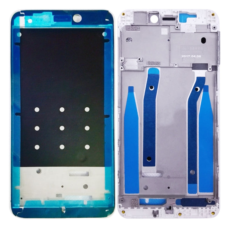 For Xiaomi Redmi 4X Front Housing LCD Frame Bezel(White) - Frame Bezel Plate by PMC Jewellery | Online Shopping South Africa | PMC Jewellery