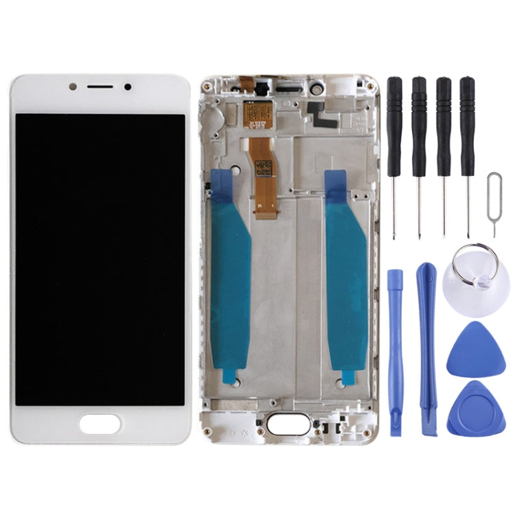 TFT LCD Screen for Meizu Meilan A5 / M5c Digitizer Full Assembly with Frame(White) - LCD Screen by PMC Jewellery | Online Shopping South Africa | PMC Jewellery