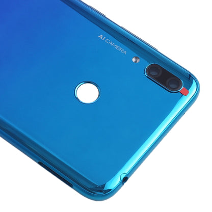 Original Battery Back Cover with Camera Lens & Side Keys for Huawei Y7 Prime (2019)(Blue) - Back Cover by PMC Jewellery | Online Shopping South Africa | PMC Jewellery