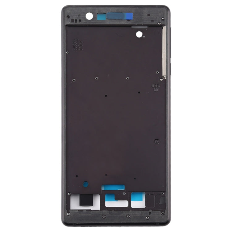 Front Housing LCD Frame Bezel Plate for Nokia 3 / TA-1020 TA-1028 TA-1032 TA-1038 (Black) - Full Housing Cover by PMC Jewellery | Online Shopping South Africa | PMC Jewellery