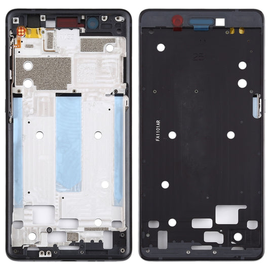 Front Housing LCD Frame Bezel Plate for Nokia 7 TA-1041 (Black) - Full Housing Cover by PMC Jewellery | Online Shopping South Africa | PMC Jewellery