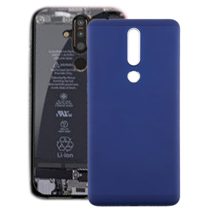 Battery Back Cover with Side Keys for Nokia 3.1 Plus(Blue) - Back Cover by PMC Jewellery | Online Shopping South Africa | PMC Jewellery