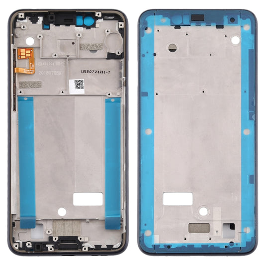 Front Housing LCD Frame Bezel Plate for Nokia 5.1 Plus(X5) TA-1102 TA-1105 TA-1108 TA-1109 TA-1112 TA-1120 TA-1199(Black) - Full Housing Cover by PMC Jewellery | Online Shopping South Africa | PMC Jewellery