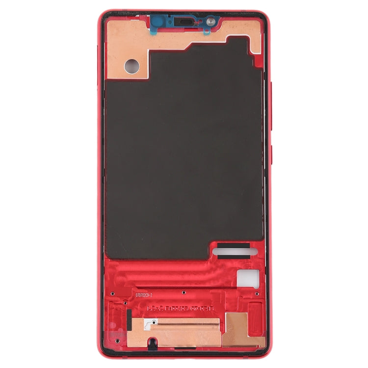 Middle Frame Bezel with Side Keys for Xiaomi Mi 8 SE (Red) - Frame Bezel Plate by PMC Jewellery | Online Shopping South Africa | PMC Jewellery