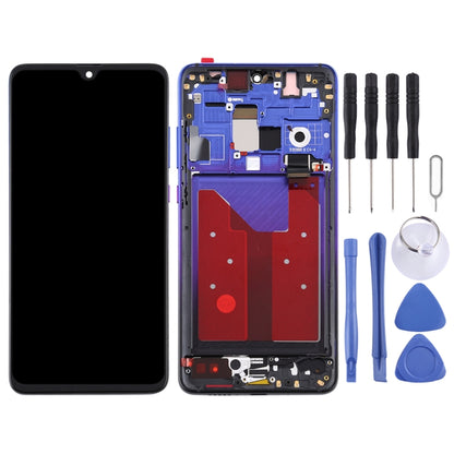 Original OLED LCD Screen for Huawei Mate 20 Digitizer Full Assembly with Frame(Blue) - LCD Screen by PMC Jewellery | Online Shopping South Africa | PMC Jewellery