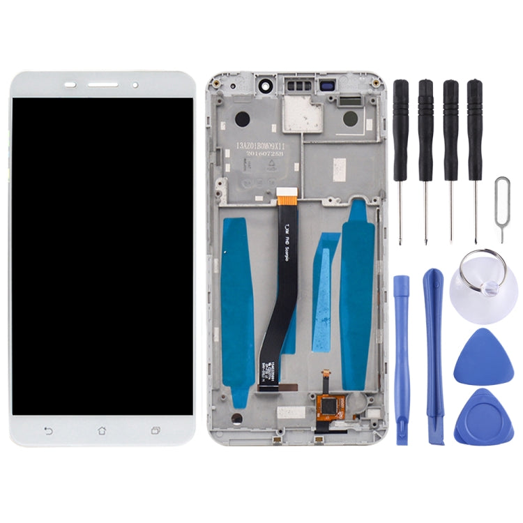 OEM LCD Screen for Asus ZenFone 3 Laser ZC551KL Z01BD Digitizer Full Assembly with Frame（White) - LCD Screen by PMC Jewellery | Online Shopping South Africa | PMC Jewellery