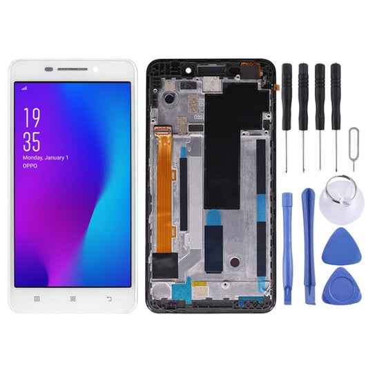 OEM LCD Screen for Lenovo A5000 Digitizer Full Assembly with Frame - LCD Screen by PMC Jewellery | Online Shopping South Africa | PMC Jewellery