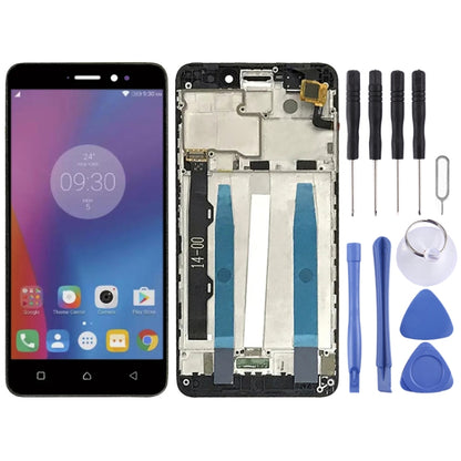 LCD Screen and Digitizer Full Assembly with Frame for Lenovo K6 Power (Black) - LCD Screen by PMC Jewellery | Online Shopping South Africa | PMC Jewellery