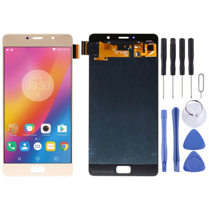 OEM LCD Screen for Lenovo Vibe P2 P2c72 P2a42 with Digitizer Full Assembly (Gold) - LCD Screen by PMC Jewellery | Online Shopping South Africa | PMC Jewellery