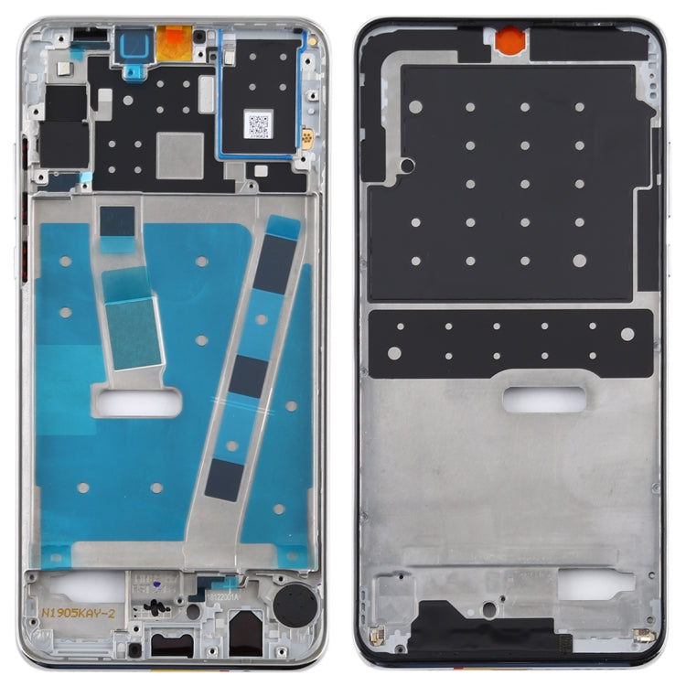 Middle Frame Bezel Plate with Side Keys for Huawei Nova 4e(White) - Full Housing Cover by PMC Jewellery | Online Shopping South Africa | PMC Jewellery