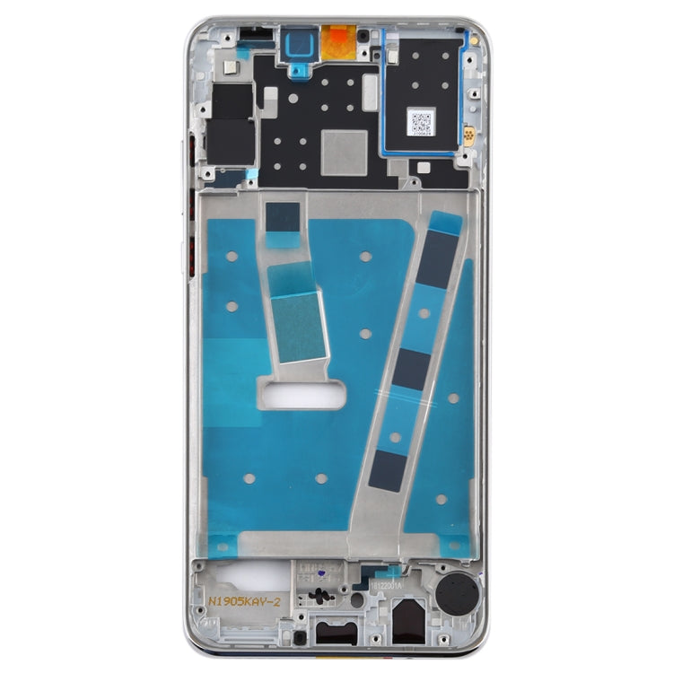 Middle Frame Bezel Plate with Side Keys for Huawei Nova 4e(White) - Full Housing Cover by PMC Jewellery | Online Shopping South Africa | PMC Jewellery