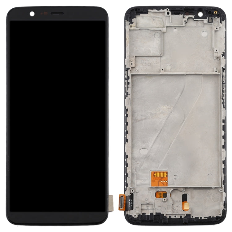 For OnePlus 5T A5010 TFT Material LCD Screen and Digitizer Full Assembly with Frame (Black) - LCD Screen by PMC Jewellery | Online Shopping South Africa | PMC Jewellery