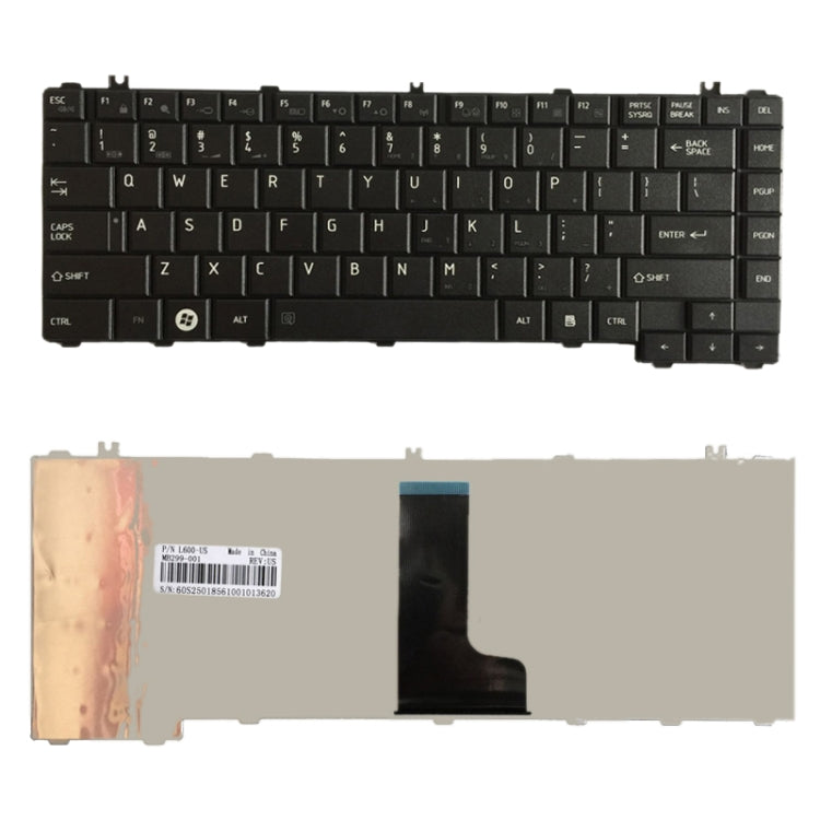 US Version Keyboard for Toshiba Satellite C600 C600D L640 L600 L600D L645 L645D L730 L730D L735 L735D L740 L740D L745 L745D - Replacement Keyboards by PMC Jewellery | Online Shopping South Africa | PMC Jewellery