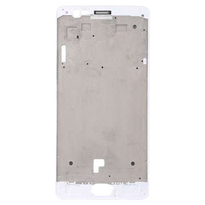 For OnePlus 3 / 3T / A3003 / A3000 / A3100 Front Housing LCD Frame Bezel Plate (White) - Frame Bezel Plate by PMC Jewellery | Online Shopping South Africa | PMC Jewellery