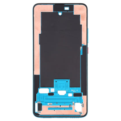 Front Housing LCD Frame Bezel Plate With Side Keys for Xiaomi Redmi K30 Pro (Blue) - Frame Bezel Plate by PMC Jewellery | Online Shopping South Africa | PMC Jewellery