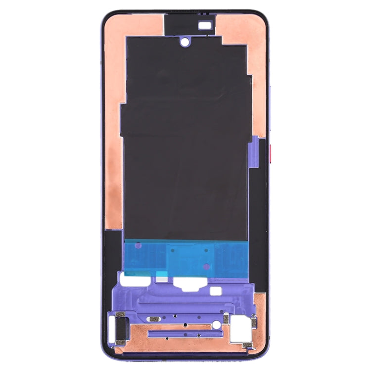 Front Housing LCD Frame Bezel Plate With Side Keys for Xiaomi Redmi K30 Pro (Purple) - Frame Bezel Plate by PMC Jewellery | Online Shopping South Africa | PMC Jewellery