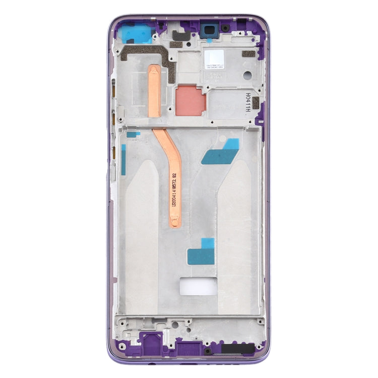 Front Housing LCD Frame Bezel Plate for Xiaomi Redmi K30, 4G Version (Purple) - Frame Bezel Plate by PMC Jewellery | Online Shopping South Africa | PMC Jewellery