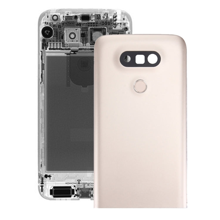 Metal Back Cover with Back Camera Lens & Fingerprint Button for LG G5(Gold) - For LG by PMC Jewellery | Online Shopping South Africa | PMC Jewellery