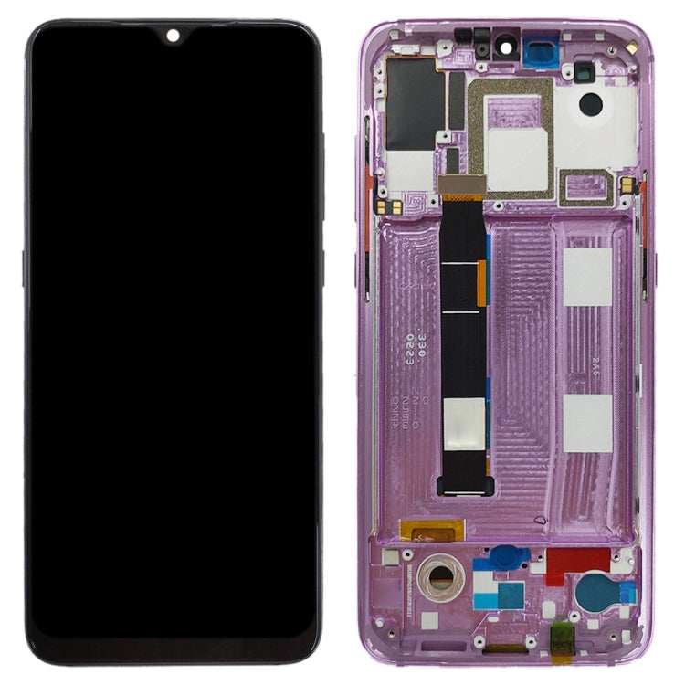 Original AMOLED LCD Screen for Xiaomi Mi 9 Digitizer Full Assembly with Frame(Pink) - LCD Screen by PMC Jewellery | Online Shopping South Africa | PMC Jewellery