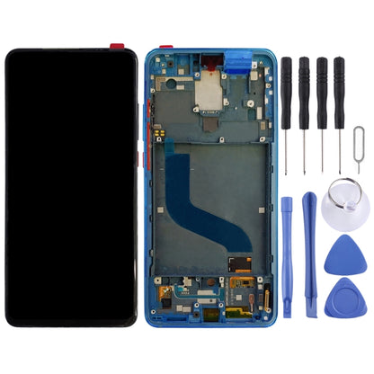 Original AMOLED LCD Screen for Xiaomi 9T Pro / Redmi K20 Pro / Redmi K20 Digitizer Full Assembly with Frame(Blue) - LCD Screen by PMC Jewellery | Online Shopping South Africa | PMC Jewellery