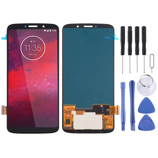 Original OLED LCD Screen for Motorola Moto Z3 with Digitizer Full Assembly  (Black) - LCD Screen by PMC Jewellery | Online Shopping South Africa | PMC Jewellery