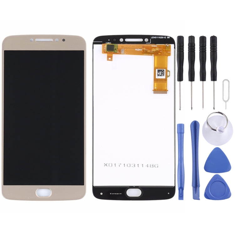 TFT LCD Screen for Motorola Moto E4 Plus / XT1770 / XT1773 with Digitizer Full Assembly (Gold) - LCD Screen by PMC Jewellery | Online Shopping South Africa | PMC Jewellery