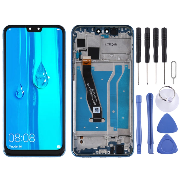 OEM LCD Screen for Huawei Y9 (2019) Digitizer Full Assembly with Frame(Blue) - LCD Screen by PMC Jewellery | Online Shopping South Africa | PMC Jewellery