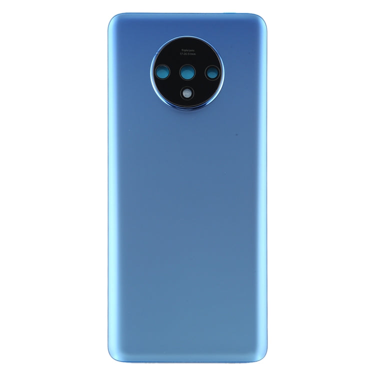 For OnePlus 7T Original Battery Back Cover with Camera Lens Cover (Blue) - Back Cover by PMC Jewellery | Online Shopping South Africa | PMC Jewellery