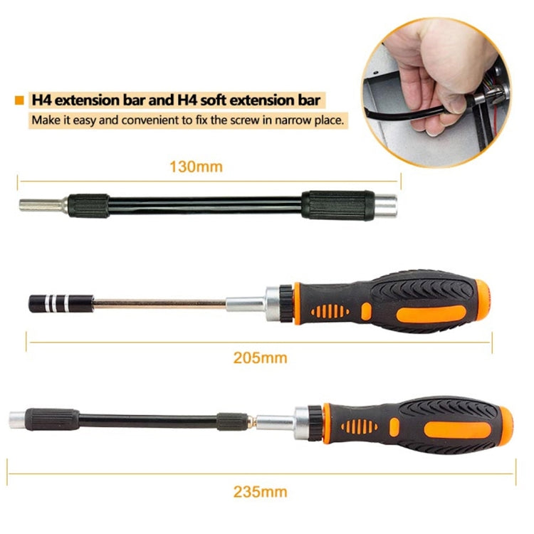 JAKEMY JM-6113 73 in 1 Household Hardware Screwdriver Repair Tool Set - Screwdriver Set by JIAFA | Online Shopping South Africa | PMC Jewellery