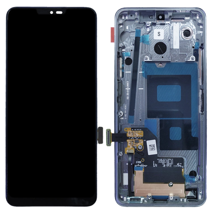 Original LCD Screen for LG G7 ThinQ / G710 G710EM G710PM G710VMP Digitizer Full Assembly with Frame (Silver) - For LG by PMC Jewellery | Online Shopping South Africa | PMC Jewellery