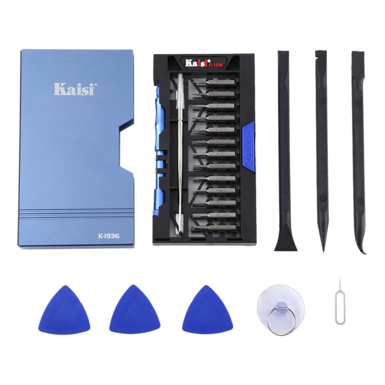 Kaisi K-1936 36 in 1 Precision Screwdriver Set Electronic Repair Tool Kit - Screwdriver Set by Kaisi | Online Shopping South Africa | PMC Jewellery