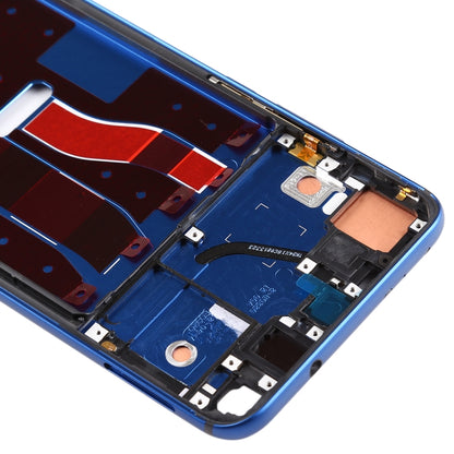 Front Housing LCD Frame Bezel Plate with Side Keys for Huawei Honor V20 (Honor View 20)(Blue) - Full Housing Cover by PMC Jewellery | Online Shopping South Africa | PMC Jewellery