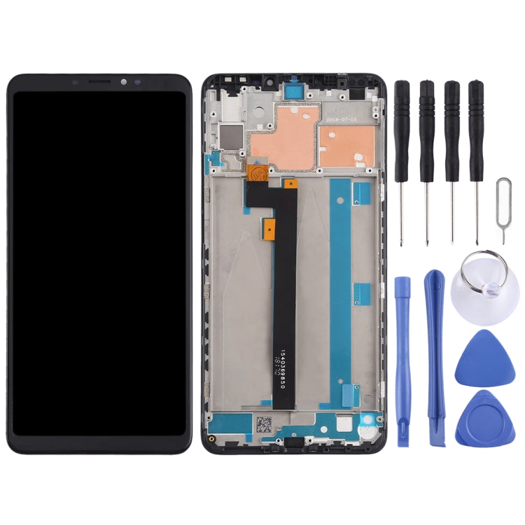 TFT LCD Screen for Xiaomi Mi Max 3 Digitizer Full Assembly with Frame(Black) - LCD Screen by PMC Jewellery | Online Shopping South Africa | PMC Jewellery