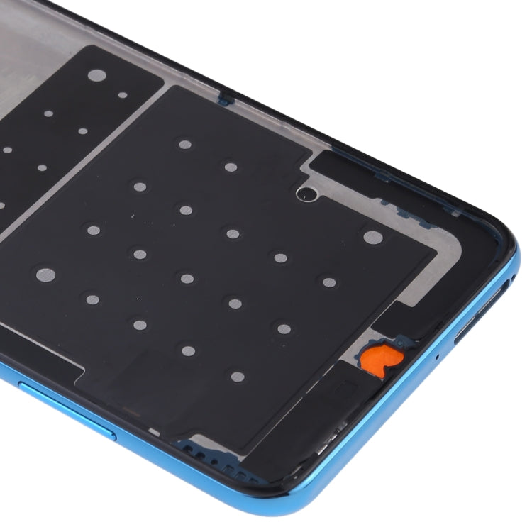 Front Housing LCD Frame Bezel Plate with Side Keys for Huawei P30 Lite (24MP)(Blue) - Full Housing Cover by PMC Jewellery | Online Shopping South Africa | PMC Jewellery