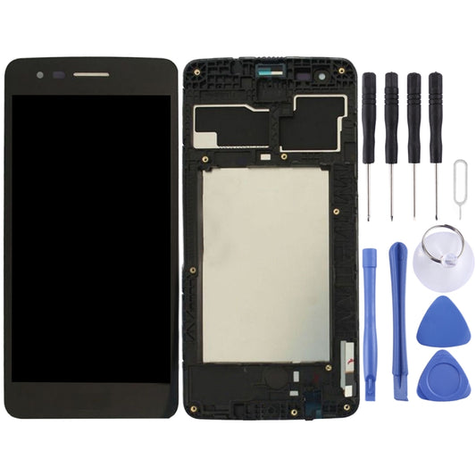 TFT LCD Screen for LG K8 2017 US215 M210 M200N with Digitizer Full Assembly with Frame (Black) - For LG by PMC Jewellery | Online Shopping South Africa | PMC Jewellery