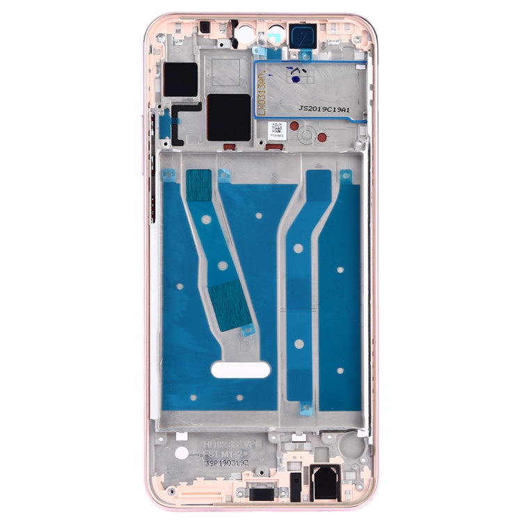 Front Housing LCD Frame Bezel Plate with Side Keys for Huawei Y9 (2019)(Pink) - Full Housing Cover by PMC Jewellery | Online Shopping South Africa | PMC Jewellery