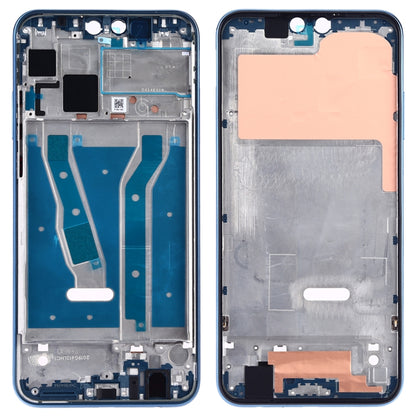 Front Housing LCD Frame Bezel Plate with Side Keys for Huawei Y9 (2019)(Blue) - Full Housing Cover by PMC Jewellery | Online Shopping South Africa | PMC Jewellery