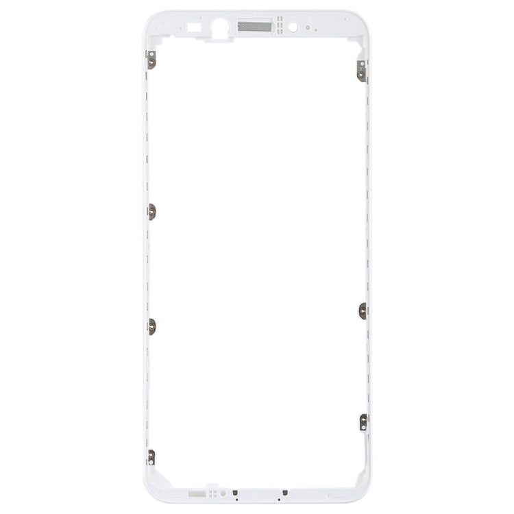 Front Housing LCD Frame Bezel Holder for Xiaomi Mi 6X / A2(White) - Frame Bezel Plate by PMC Jewellery | Online Shopping South Africa | PMC Jewellery