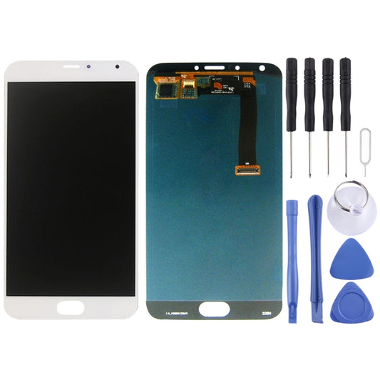 Original LCD Screen for Meizu MX5 with Digitizer Full Assembly(White) - LCD Screen by PMC Jewellery | Online Shopping South Africa | PMC Jewellery